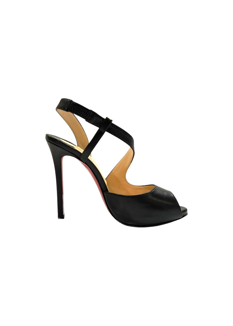 CHRISTIAN LOUBOUTIN VIVEKA LEATHER HEELS 36.5