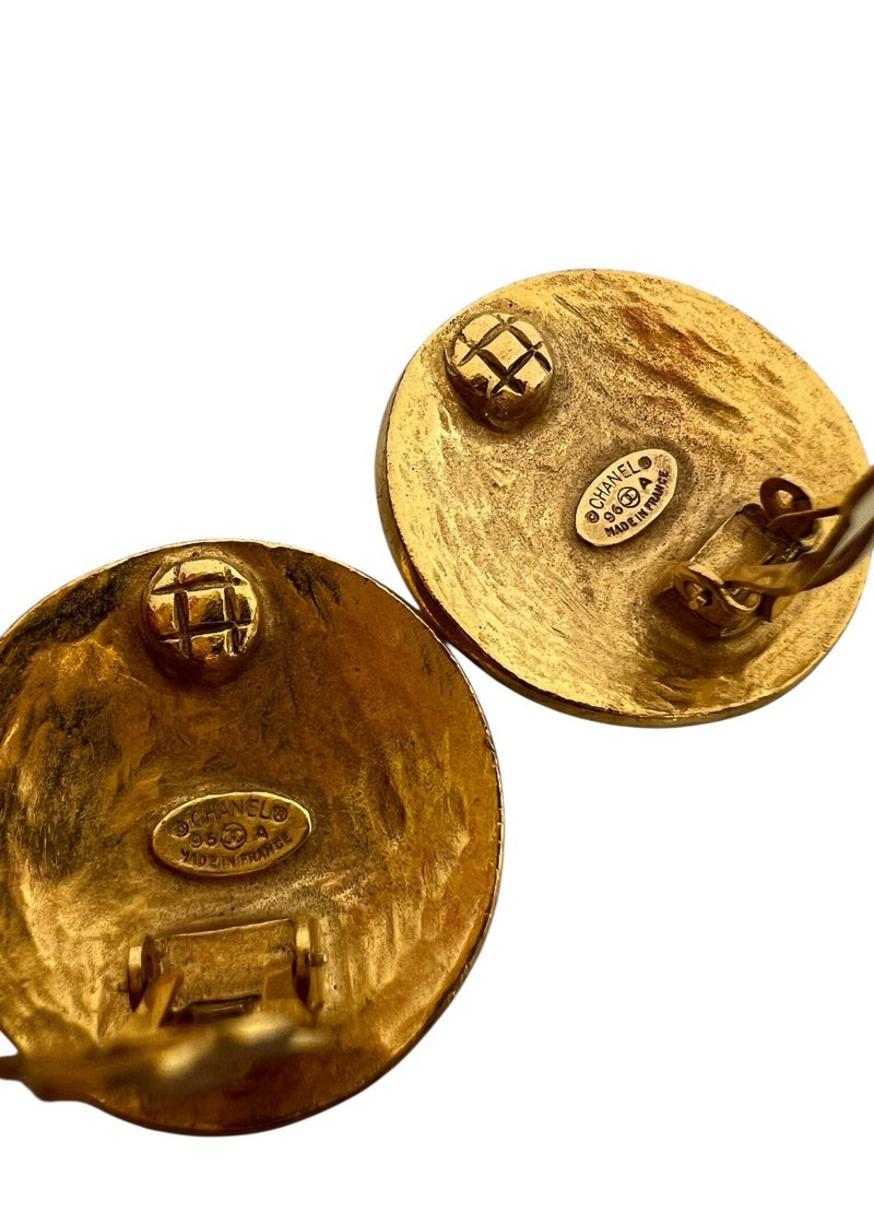 CHANEL VINTAGE CLIP EARRINGS