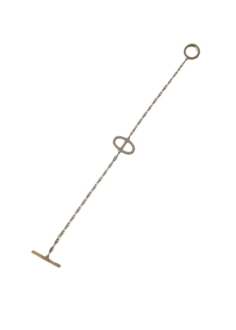 HERMES CHAIN D'ANCRE COUTOUR BRACELET S