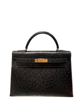 HERMES KELLY32 OSTRICH 1988