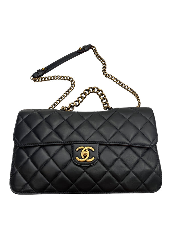 CHANEL FLAP NAVY BAG