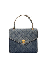 CHANEL DENIM TOP HANDLE BAG