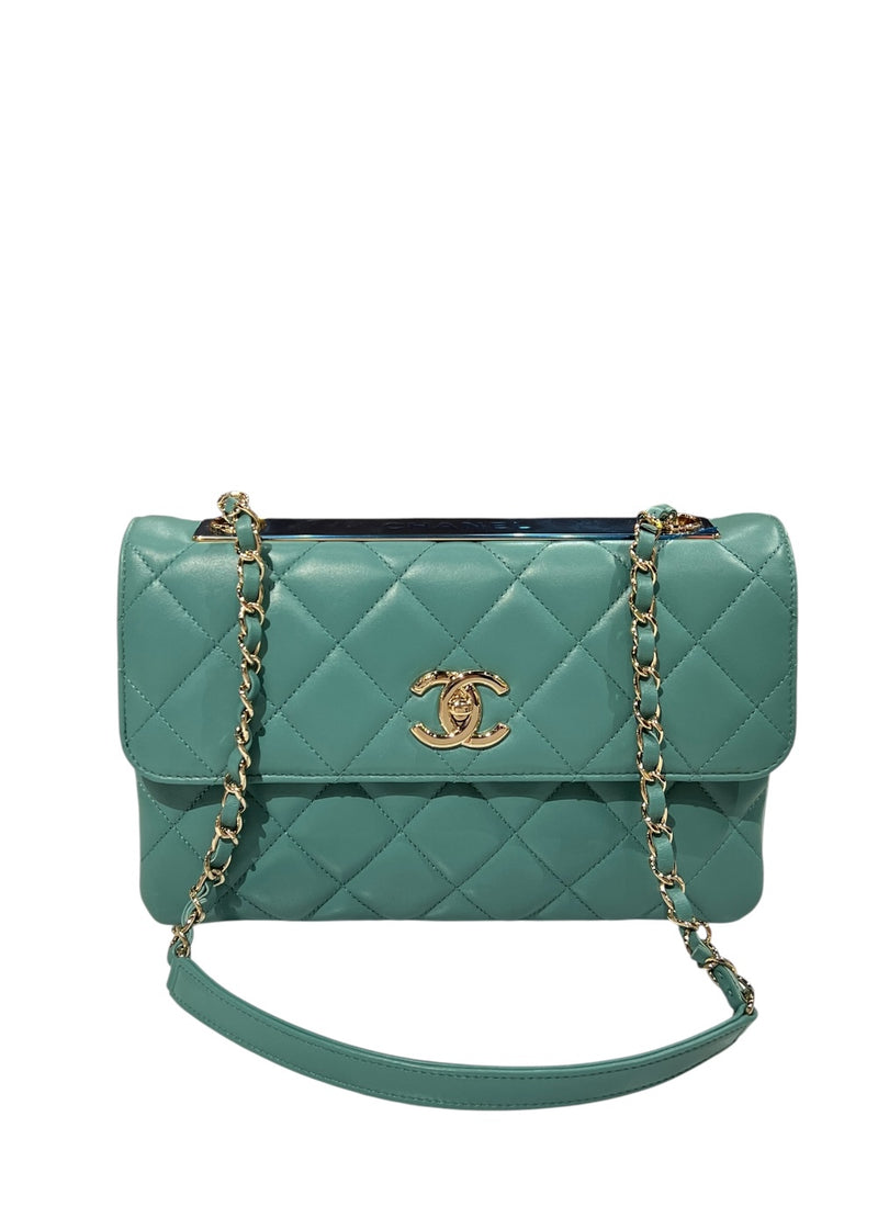 CHANEL LAMBSKIN MEDIUM TRENDY CC FLAP