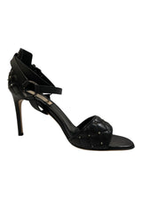 VALENTINO ROCKSTUD ANKLE STRAP SANDAL 37.5