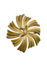 TRIFARI VINTAGE FAN-SHAPED BROOCH