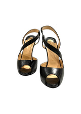 CHRISTIAN LOUBOUTIN VIVEKA LEATHER HEELS 36.5