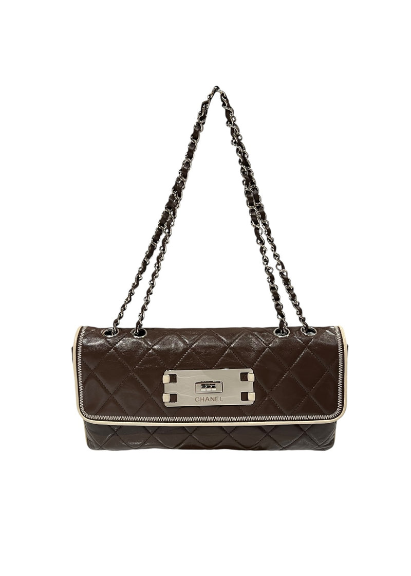 CHANEL EAST WEST MADEMOISELLE FLAP BAG