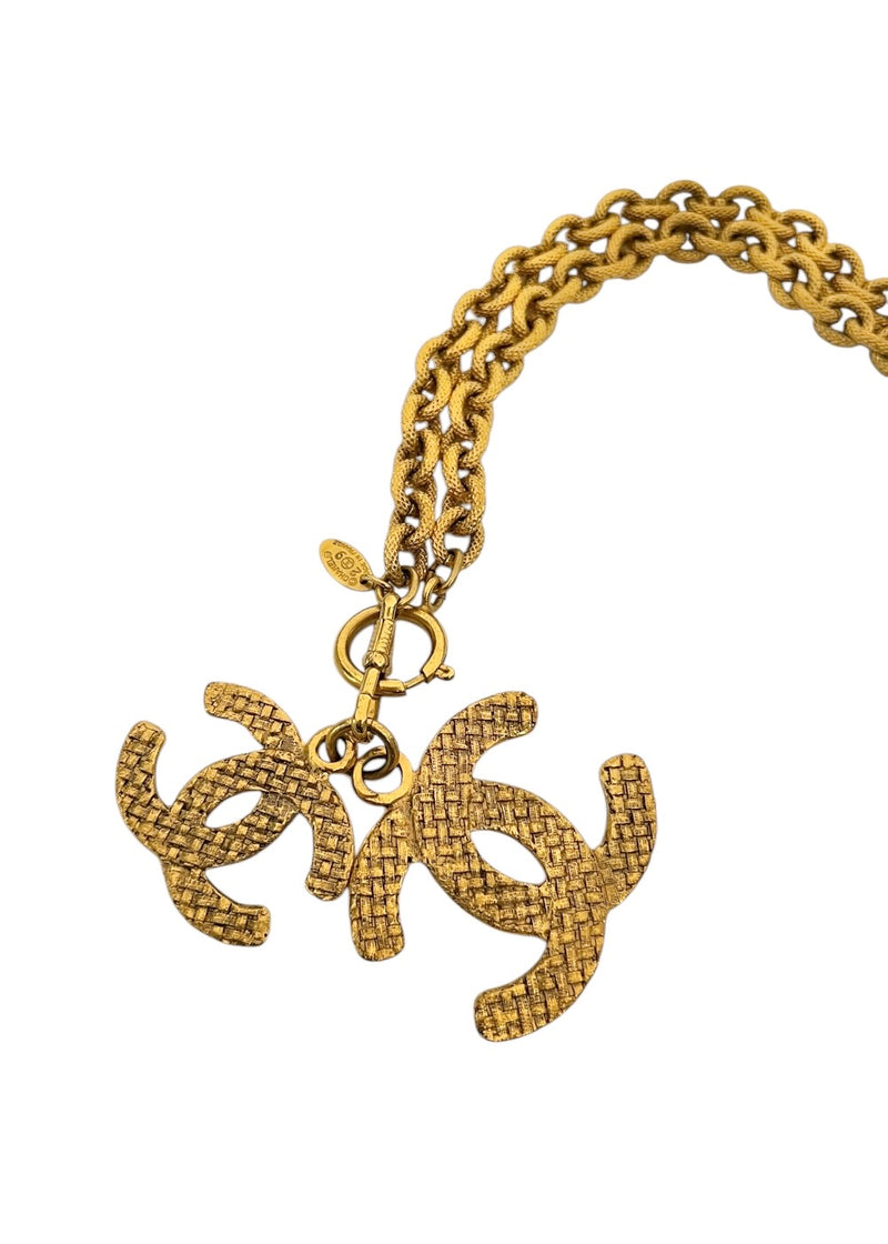 CHANEL DOUBLE CC VINTAGE NECKLACE