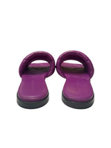 BOTTEGA VENETA PURPLE QUILTED SLIDES 38