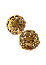 CHANEL VINTAGE CC EARRINGS