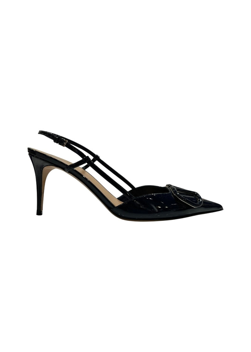 VALENTINI VLOGO PATENT SLINGBACK 40