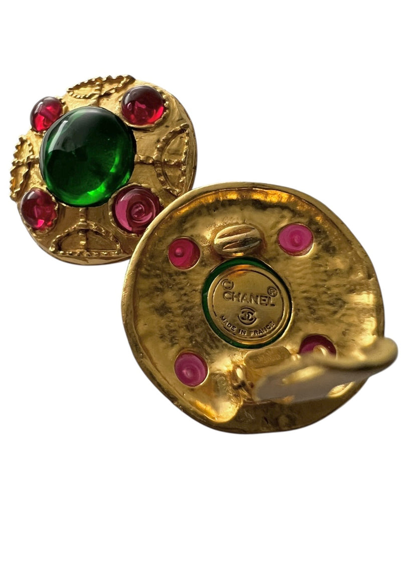 CHANEL GRIPOIX VINTAGE EARRINGS