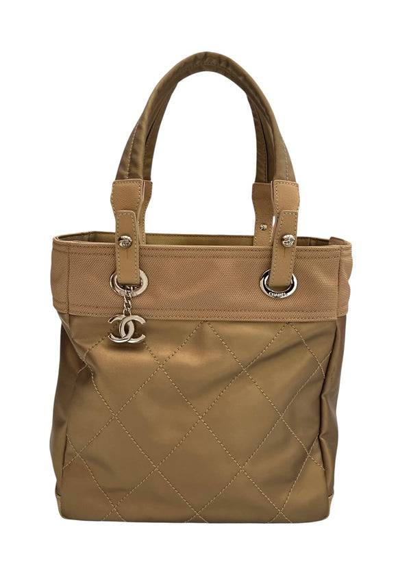 CHANEL BIARRITZ GOLD TOTE BAG