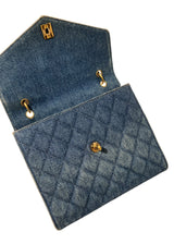 CHANEL DENIM TOP HANDLE BAG