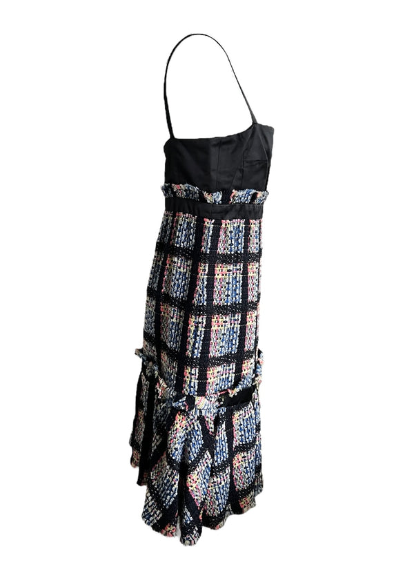 CHANEL TWEED DRESS 40