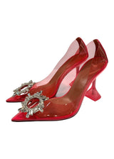 AMINA MUADDI BEGUM GLASS SLINGBACK PUMP 38