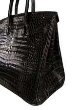 HERMES BIRKIN 35 CROCODILE BLACK