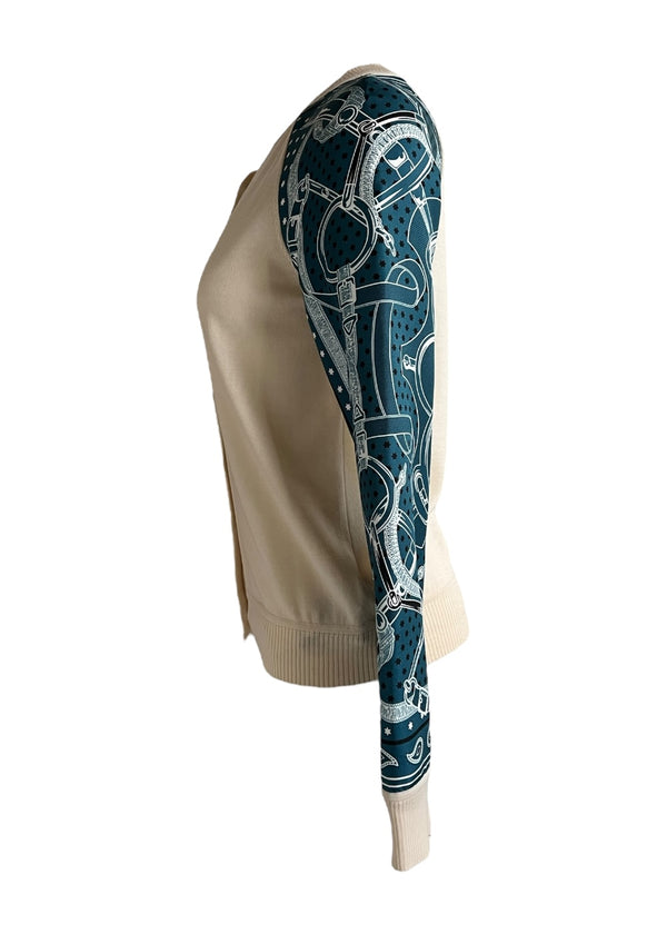 HERMES LIGHT LONG-SLEEVE CARDIGAN 34