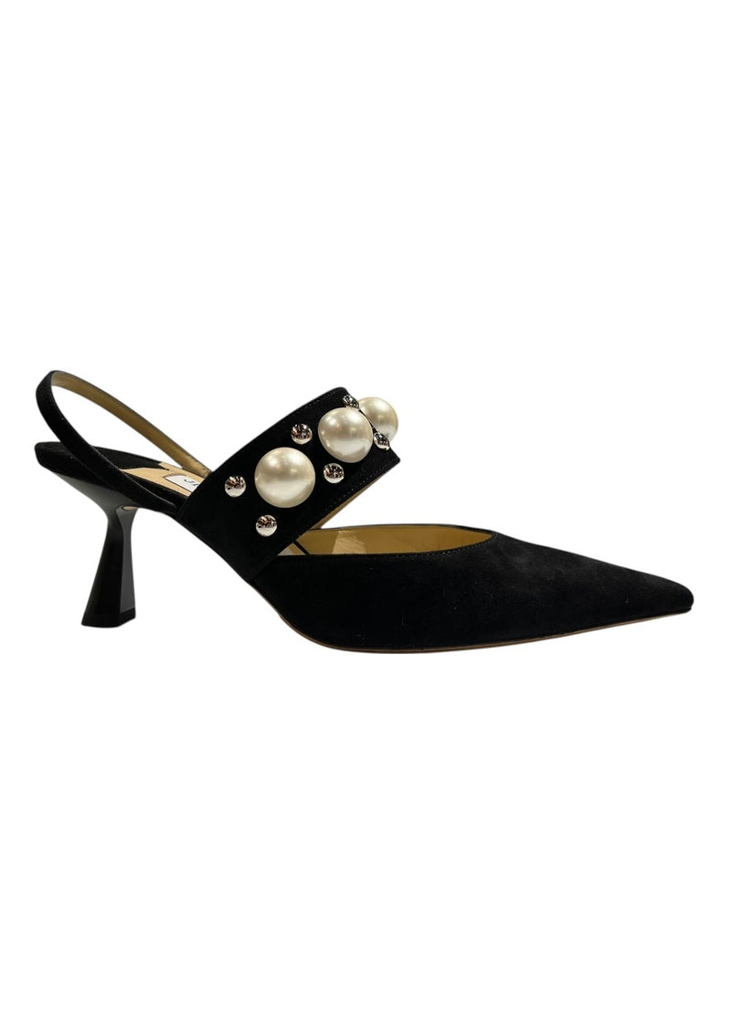 JIMMY CHOO SUEDE SLING BACK 36.5