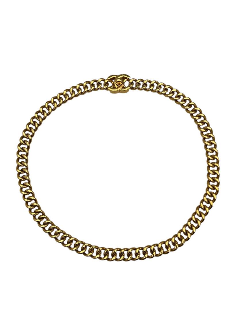 CHANEL TURN LOCK CHAIN BELT