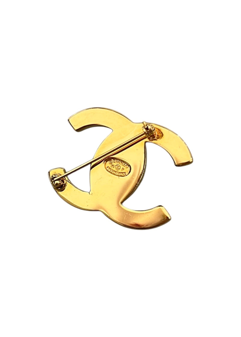 CHANEL TURN-LOCK VINTAGE BROOCH