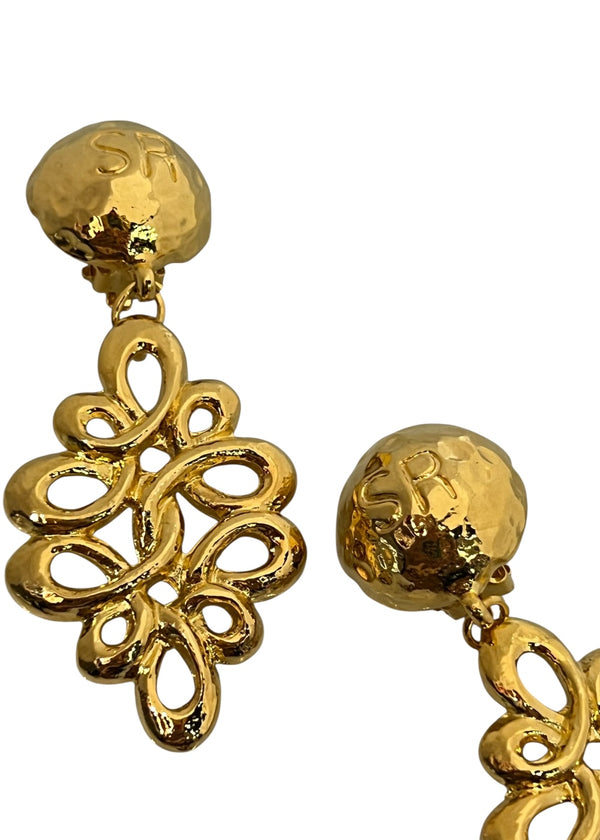 SONIA RYKIEL VINTAGE CLIP EARRINGS