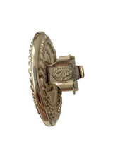 CHANEL CC QUILTED ROUND BUTTON EARRINGS