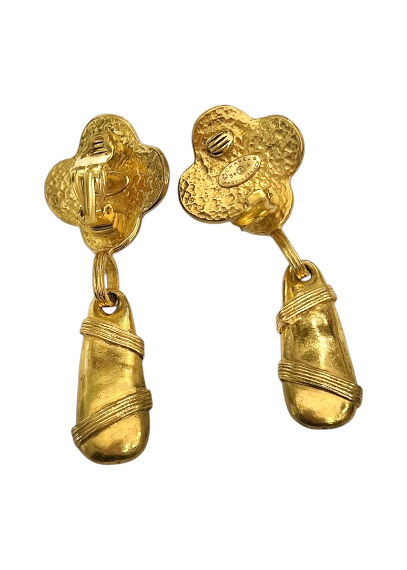 CHANEL GRIPOIX VINTAGE EARRINGS