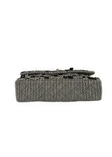 CHANEL MEDIUM SEQUIN STRIPED DOUBLE FLAP BAG