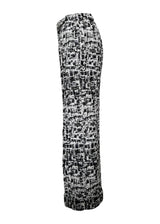 CHANEL BLACK WHITE TWEED SET