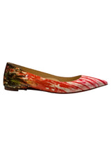 CHRISTIAN LOUBOUTIN PATENT FLATS 39