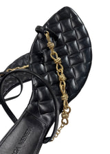BOTTEGA VENETA LEAF FLAT SANDALS 37