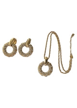VINTAGE SONIA RYKIEL SET EARRINGS AND NECKLACE