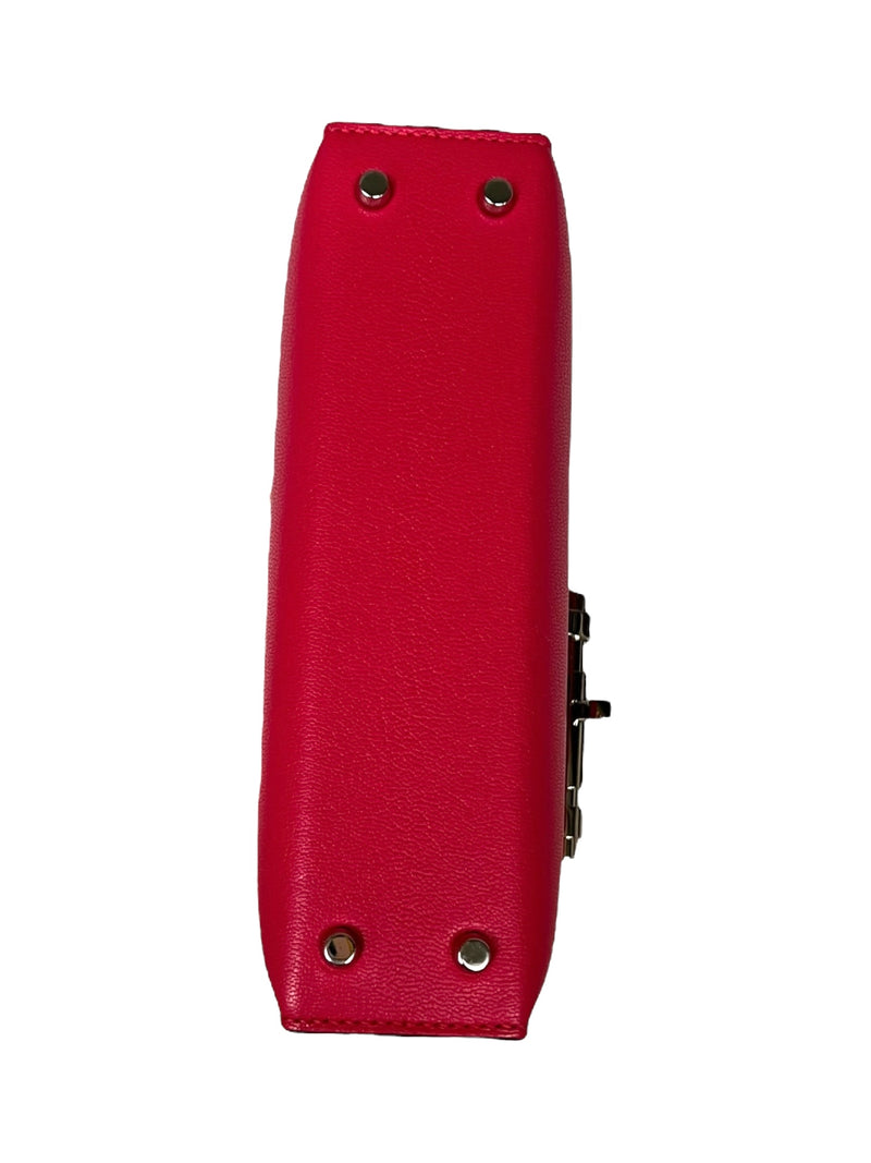 HERMES VERROU ROSE EXTREME ROUGE DE COEUR CHEVRE