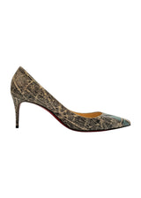 CHRISTIAN LOUBOUTIN PARIS MAP PUMPS 36