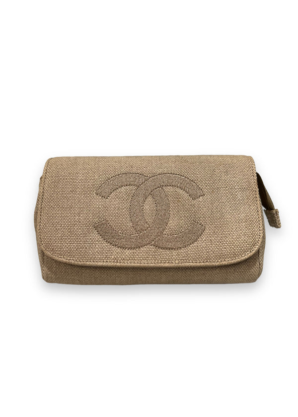 CHANEL CANVAS POUCH