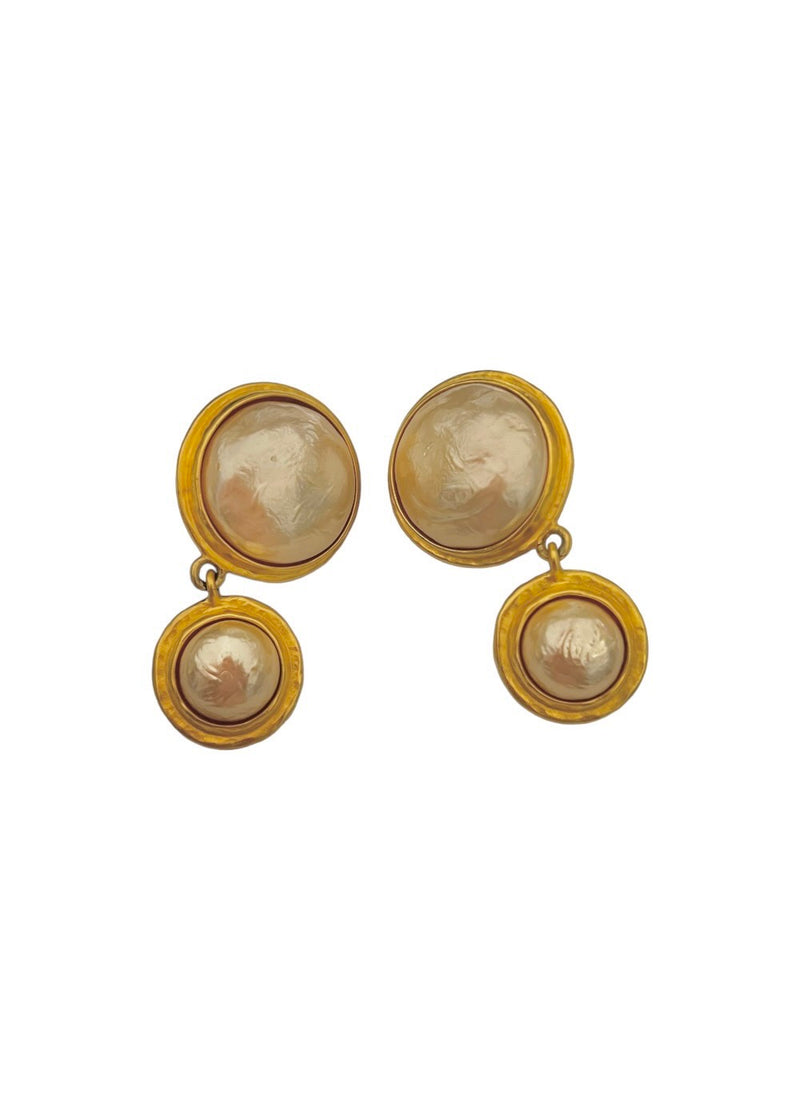 KARL LAGERFELD VINTAGE CLIP EARRINGS