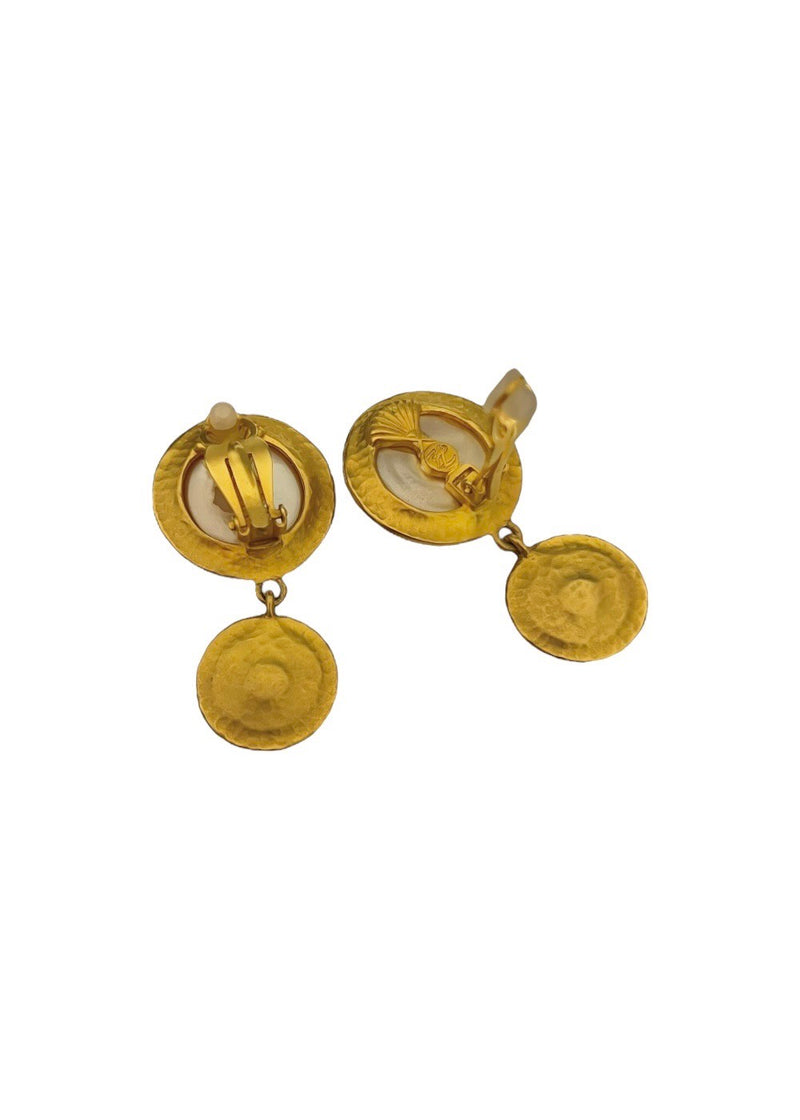 KARL LAGERFELD VINTAGE CLIP EARRINGS